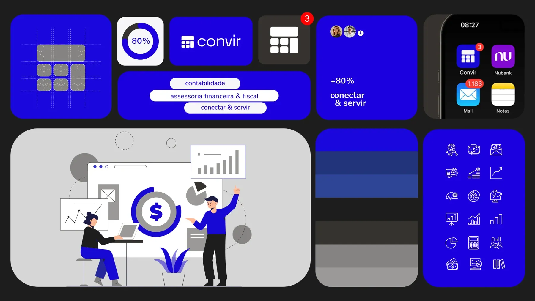 Convir — Contabilidad · Rebranding